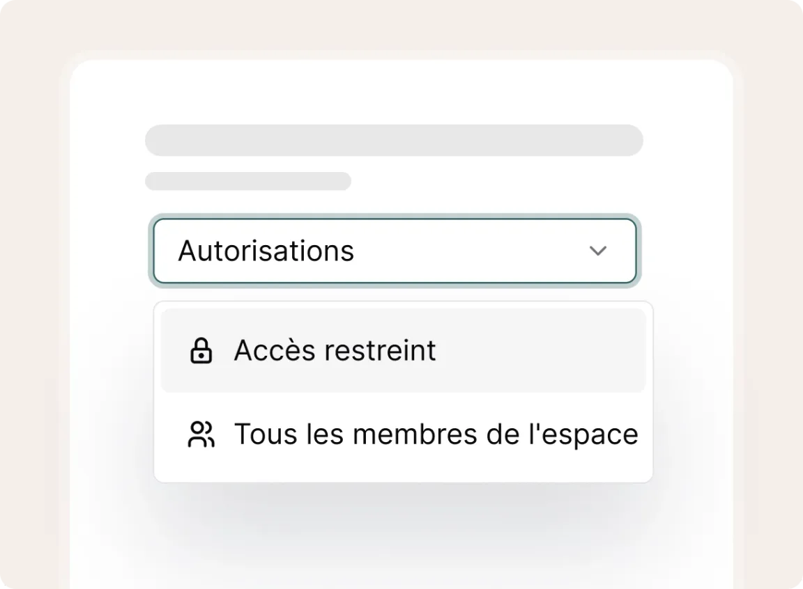 Contrôlez qui voit quoi