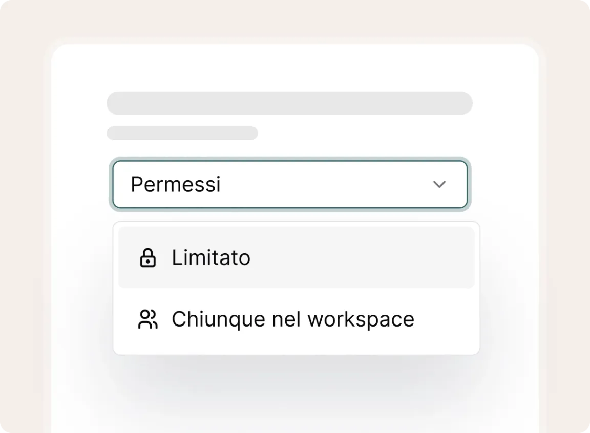 Controlla chi vede cosa