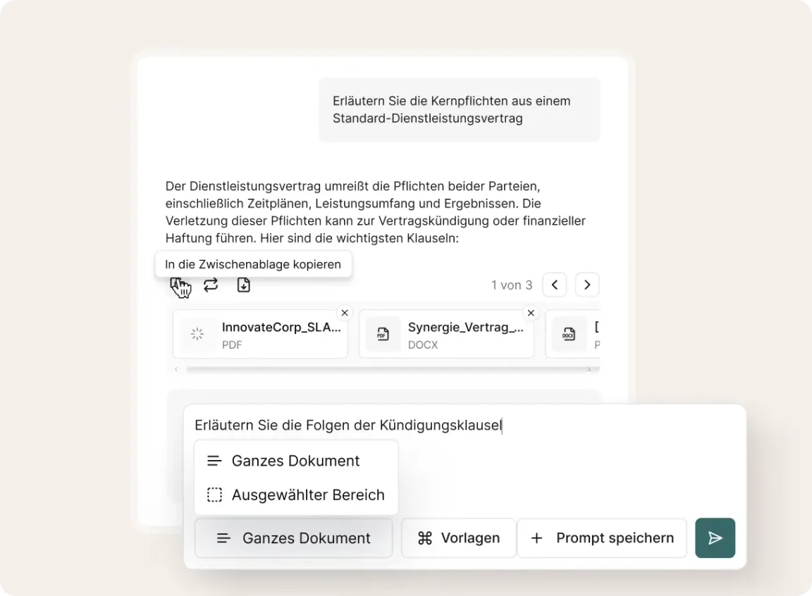 Der KI-Assistent, für juristische Arbeit entwickelt