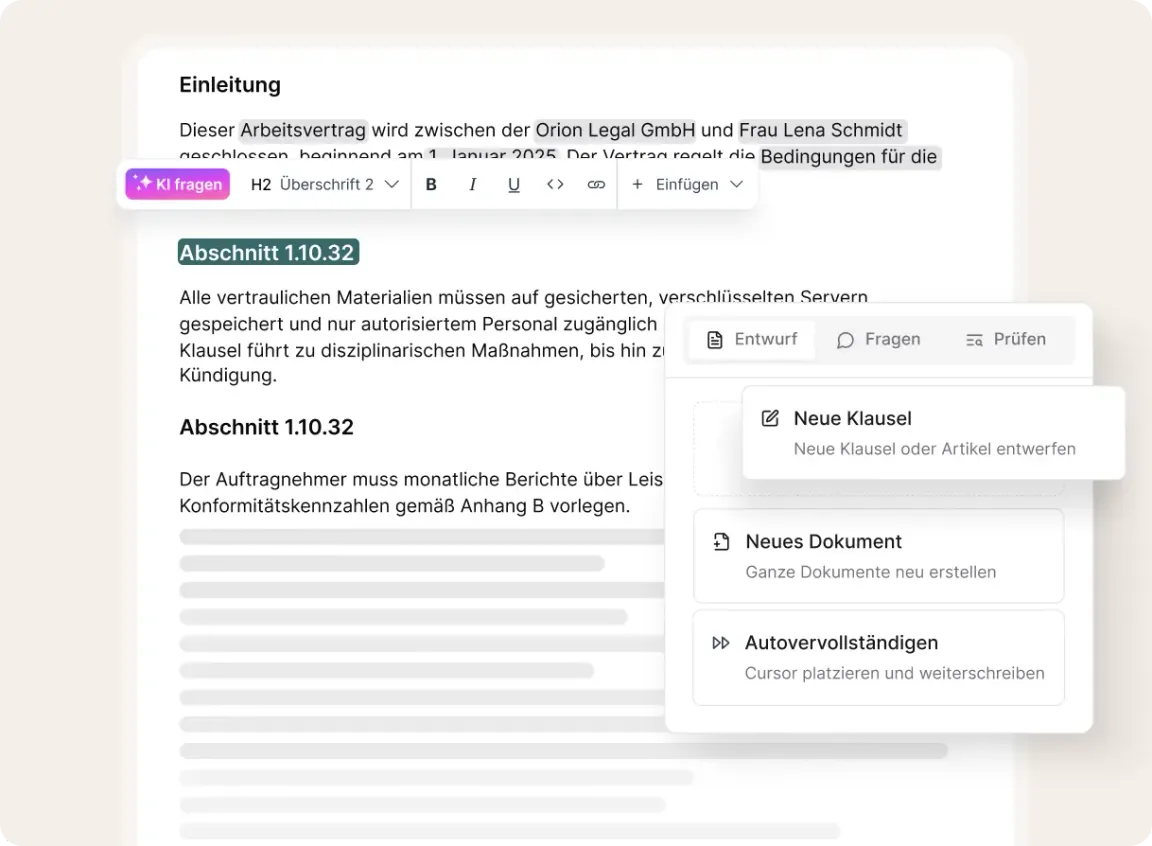 Entwerfen, unterstützt durch KI-Agenten