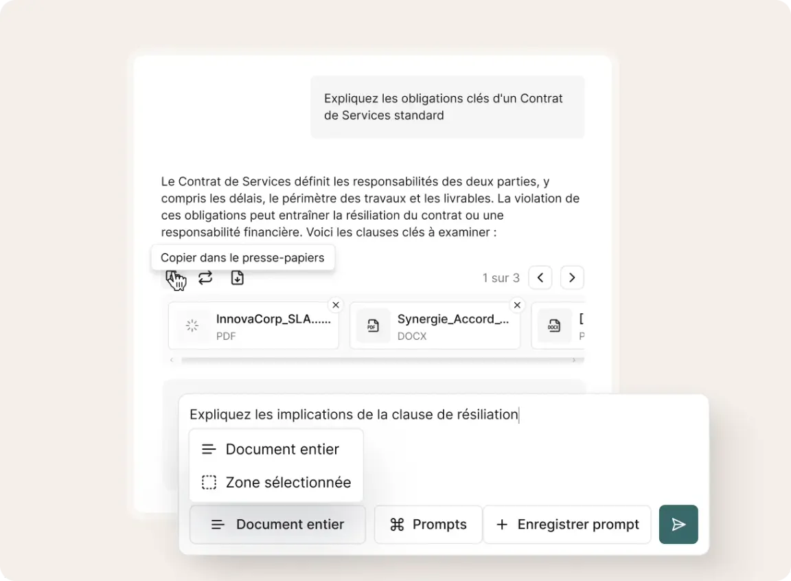 L'assistant IA, réinventé pour le travail juridique