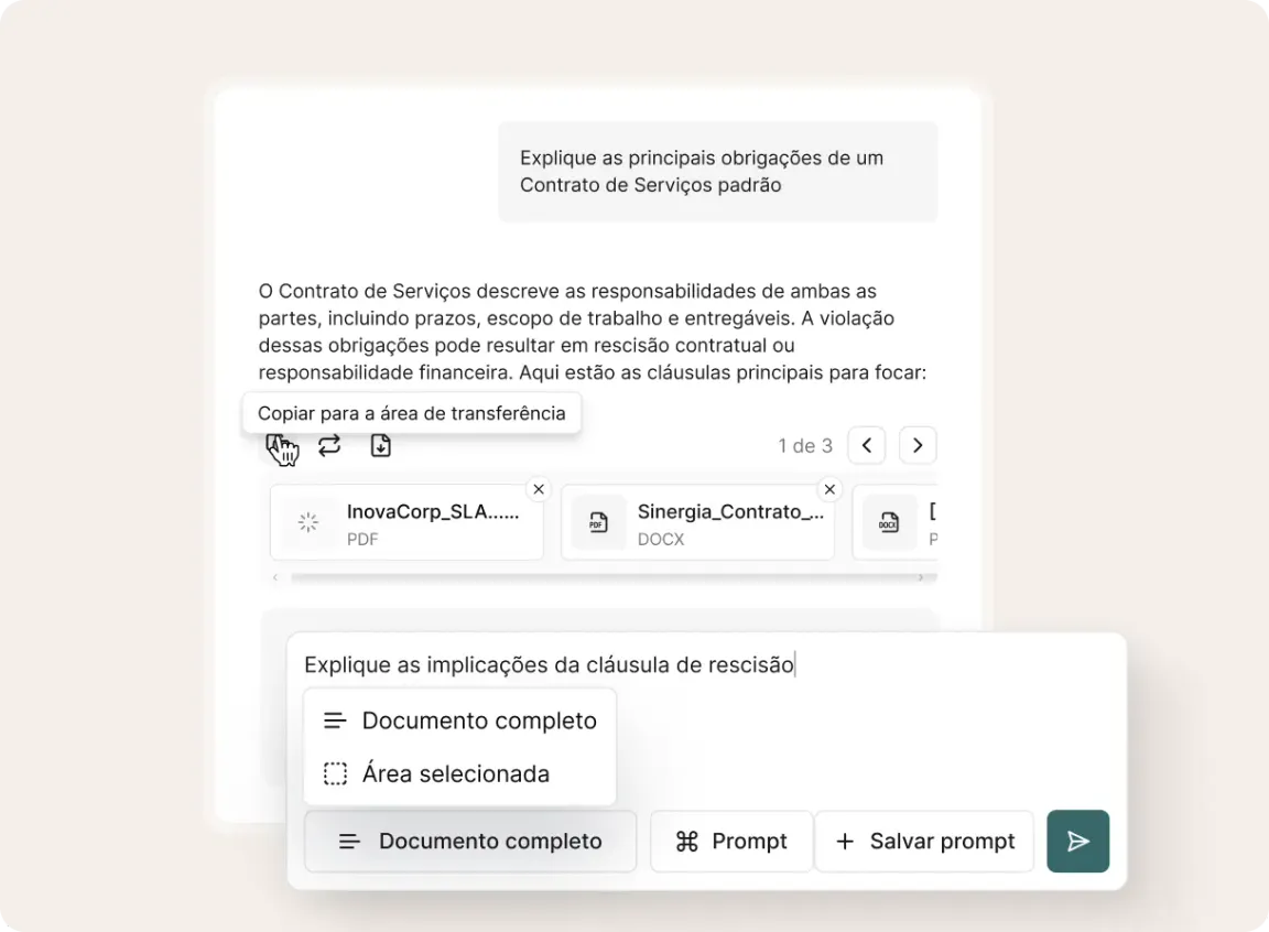 O Assistente de IA, refeito para o trabalho jurídico