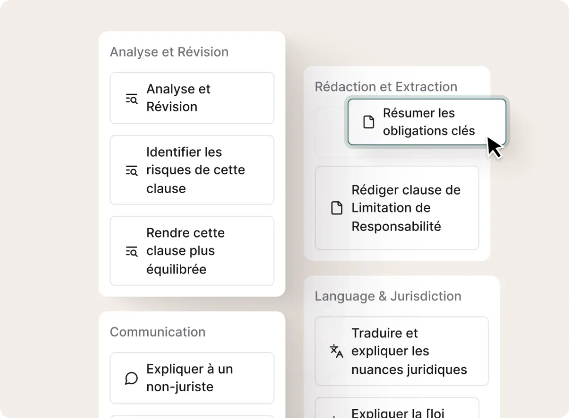 Passez du chat à l'action en un clic