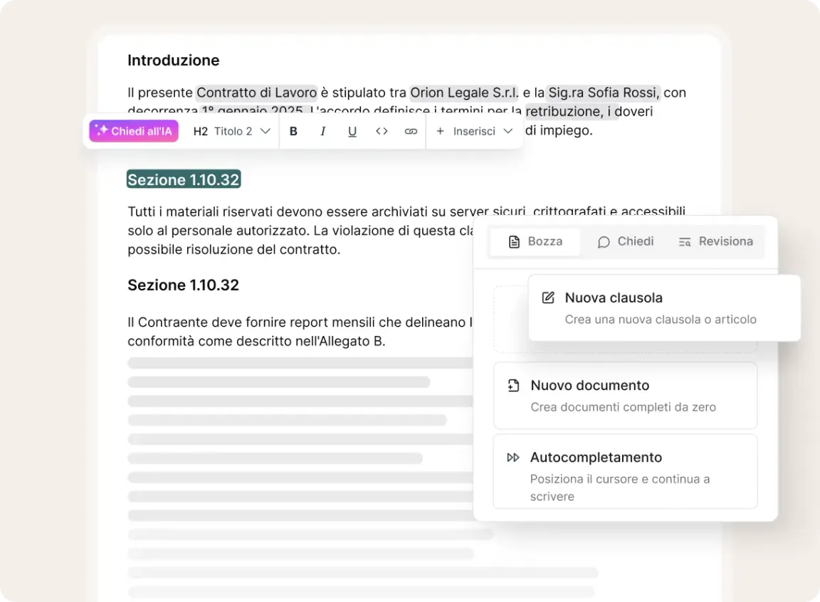 Redazione potenziata da agenti AI
