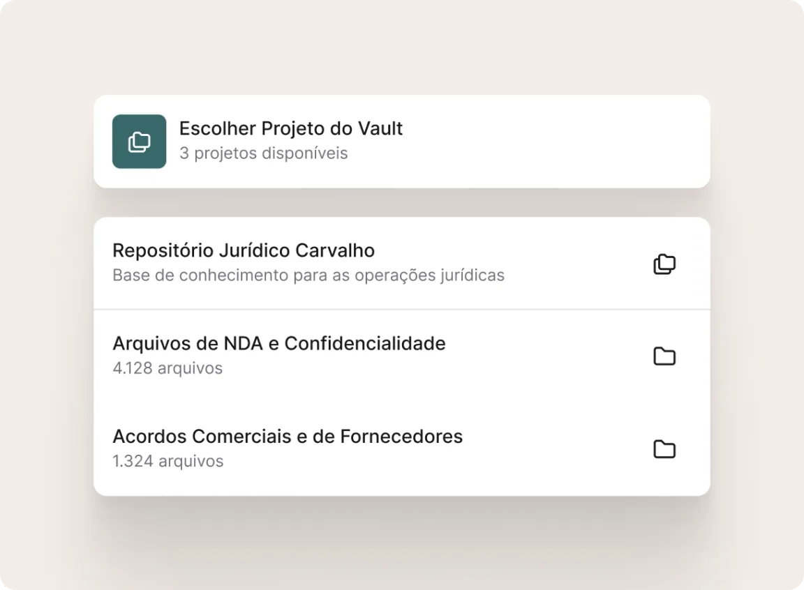 Uma estrutura que reflete o seu trabalho